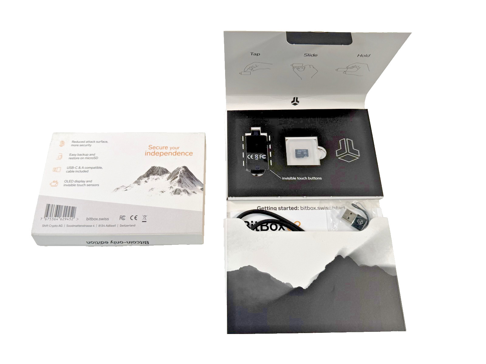 BitBox02 Hardware Wallet | Bitcoin Edition | Cryptocurrency wallet | USB-C