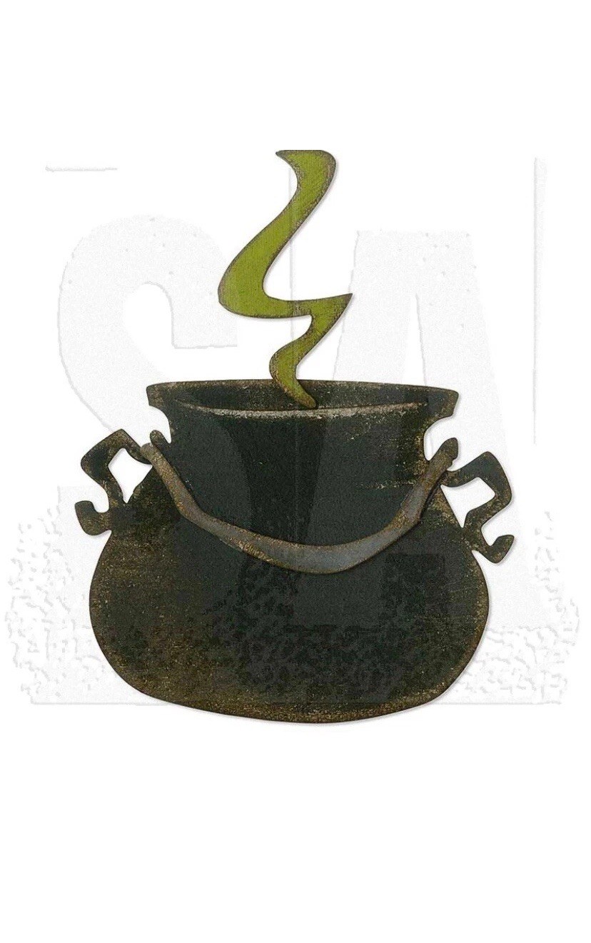 Discontinued Tim Holtz #664214 Sizzix Bigz Die Cauldron