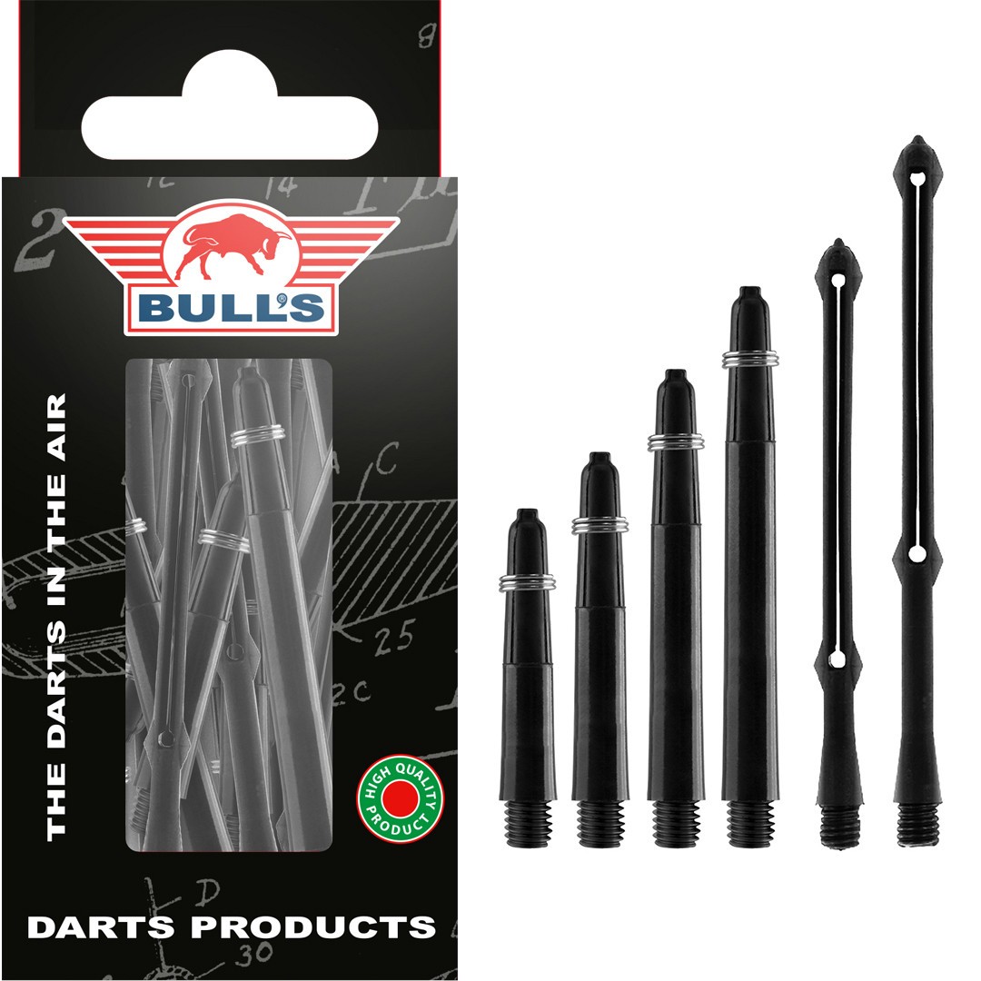 Bull's Darts Shaft Testkit Black