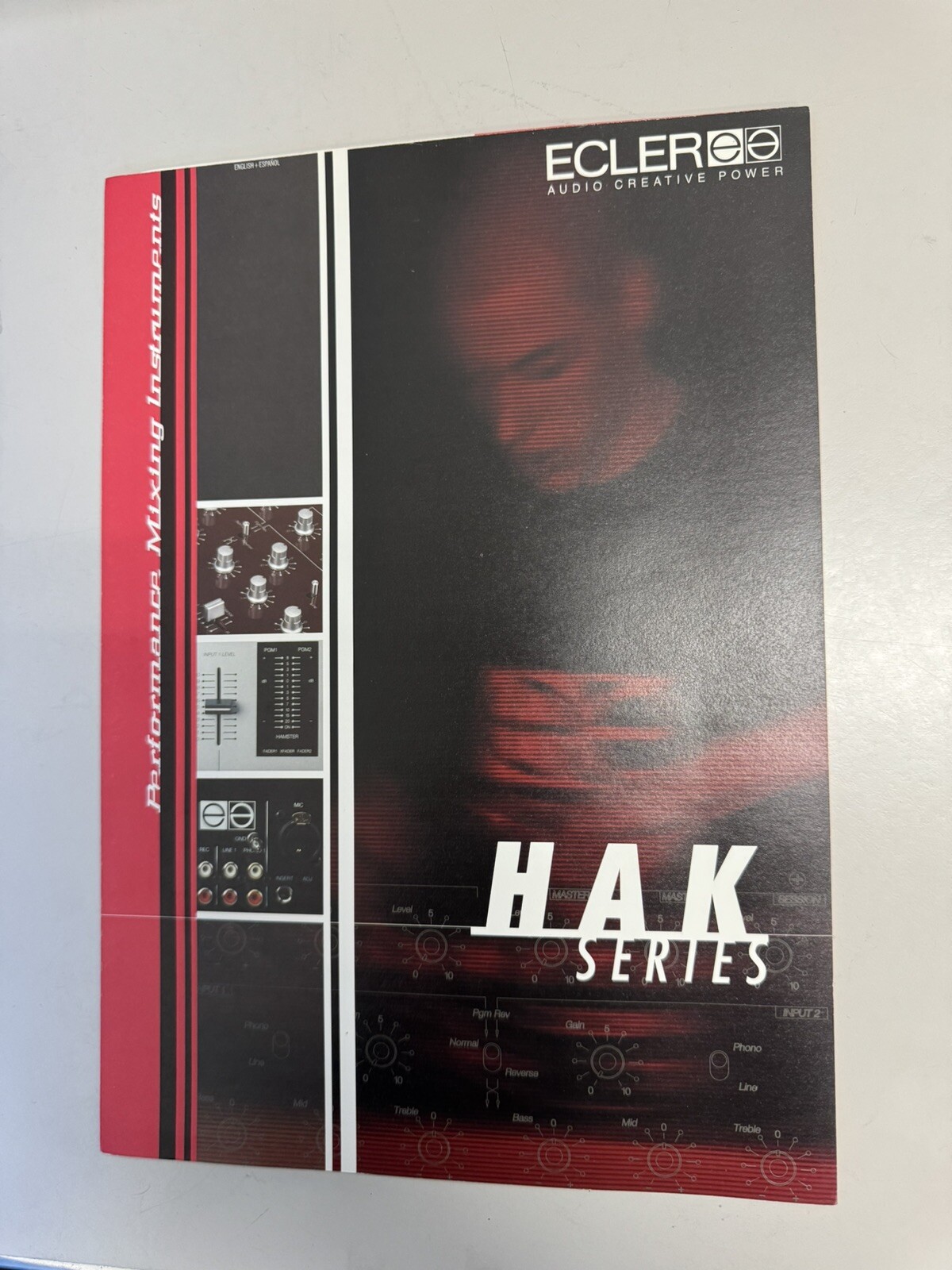 Ecler HAK 320 300 Battle DJ Mixer Audio Sales Brochure Pamphlet DJ 2000s Spain