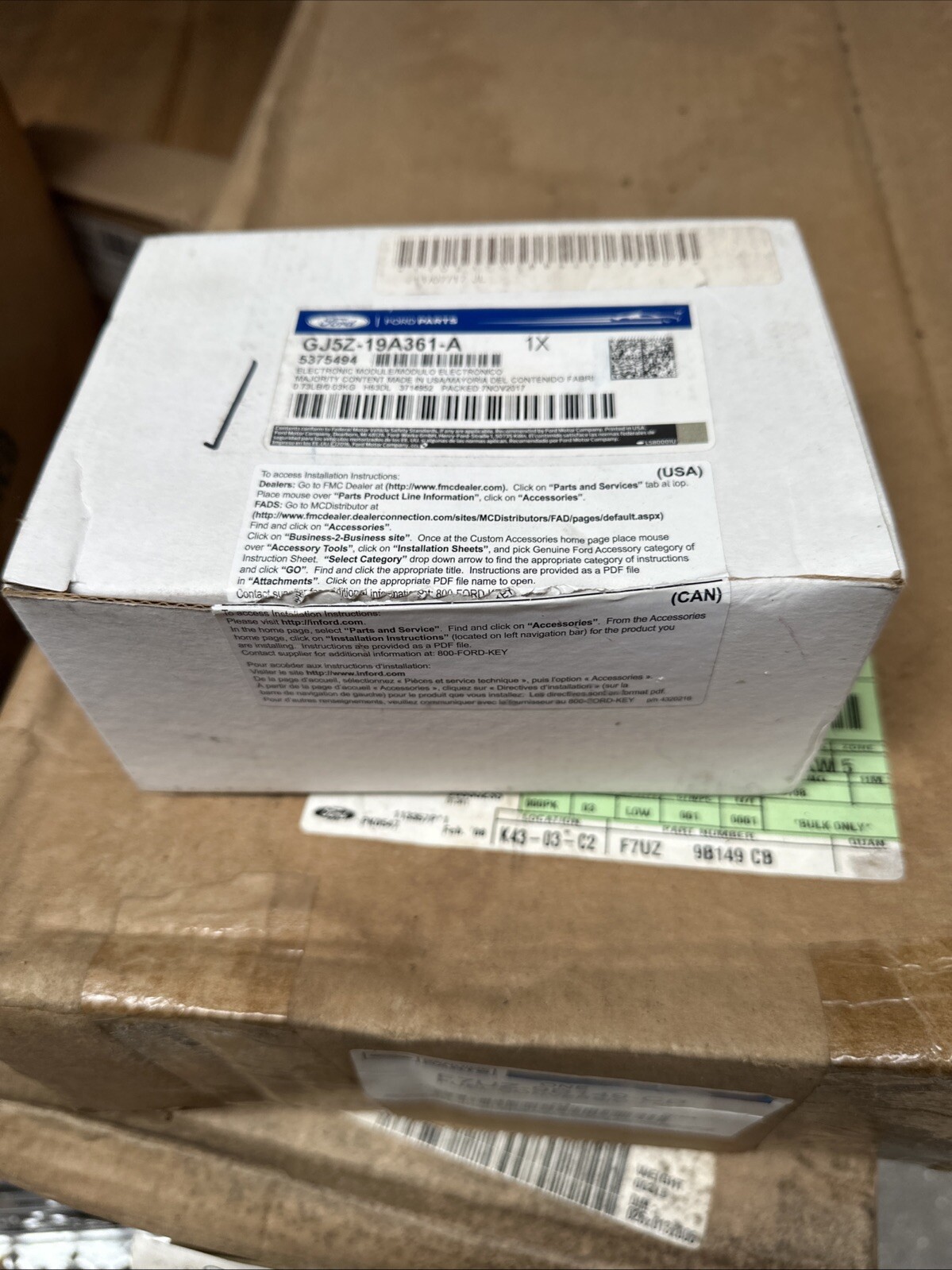 Ford GJ5Z-19A361-A Electronic Security System New OEM