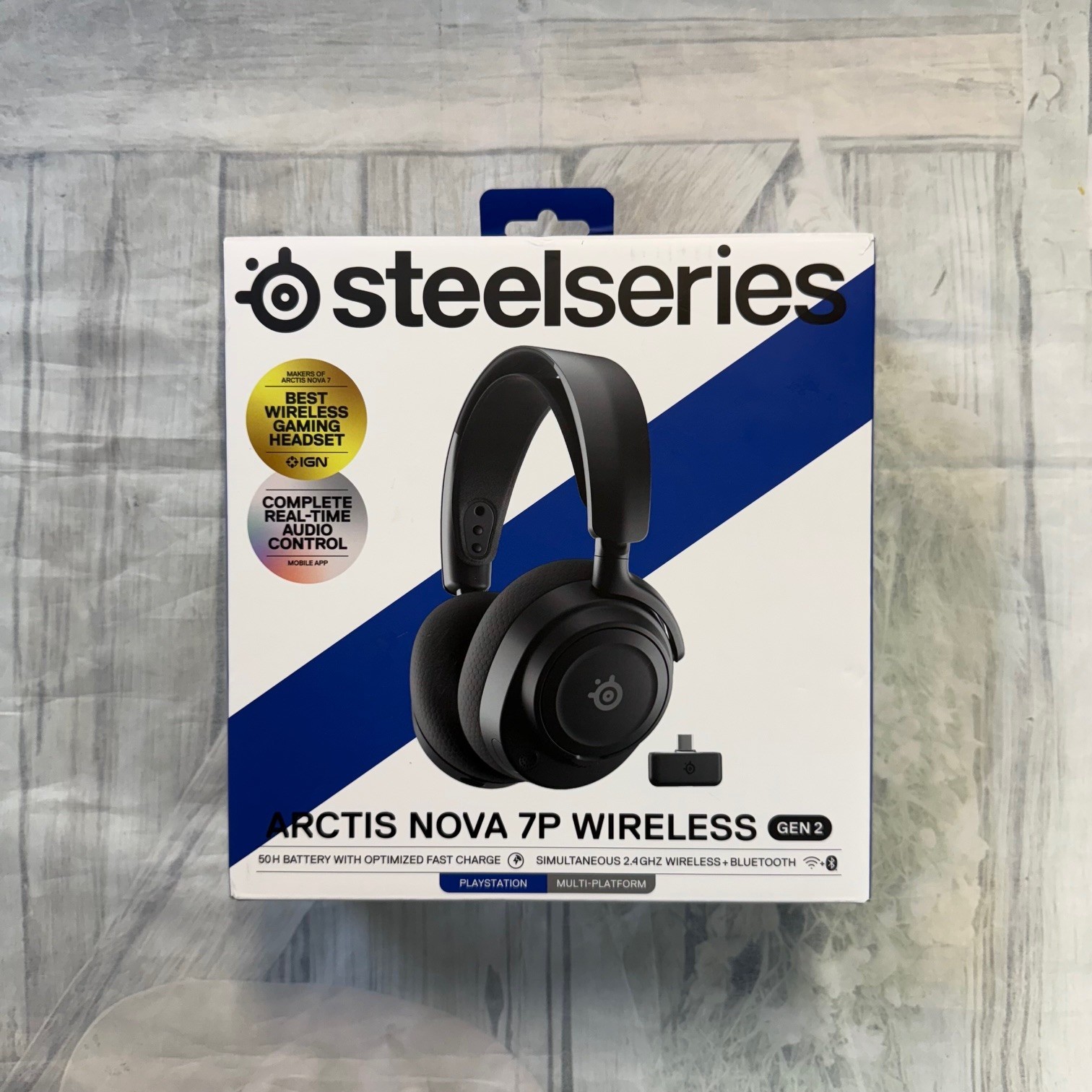 SteelSeries Arctis Nova 7P Wireless Gaming Headset GEN2, Black