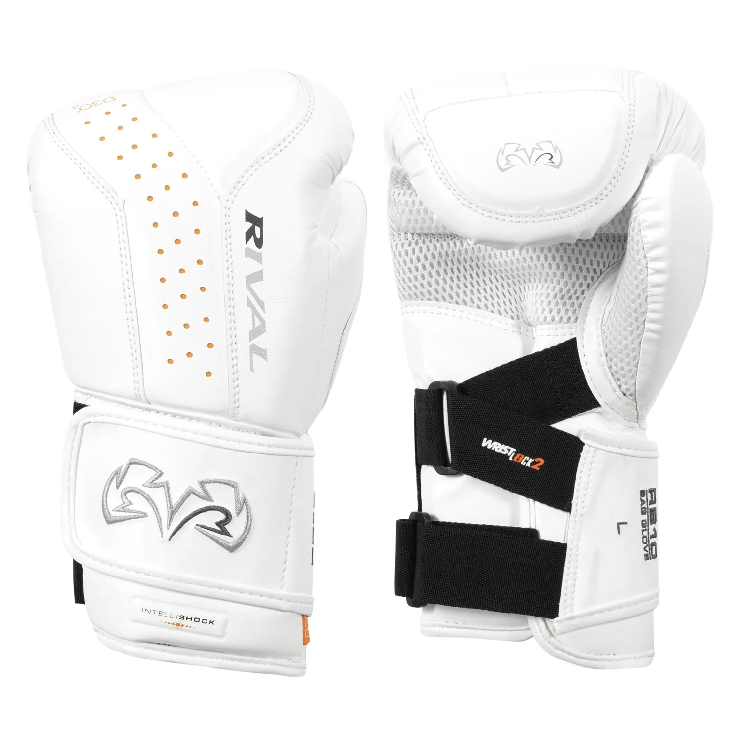 RIVAL Boxing RB10 Intelli-Shock D30 Bag Gloves - Hook & Loop - MEDIUM - NEW