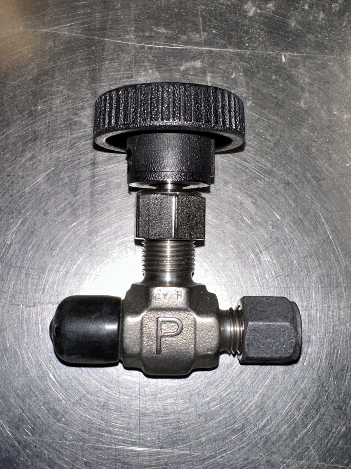 PARKER MONEL 1/4 OD X 1/4 MALE NEEDLE VALVE 4M4Z-V4LR-M (NEW)  SWAGELOK VALVES