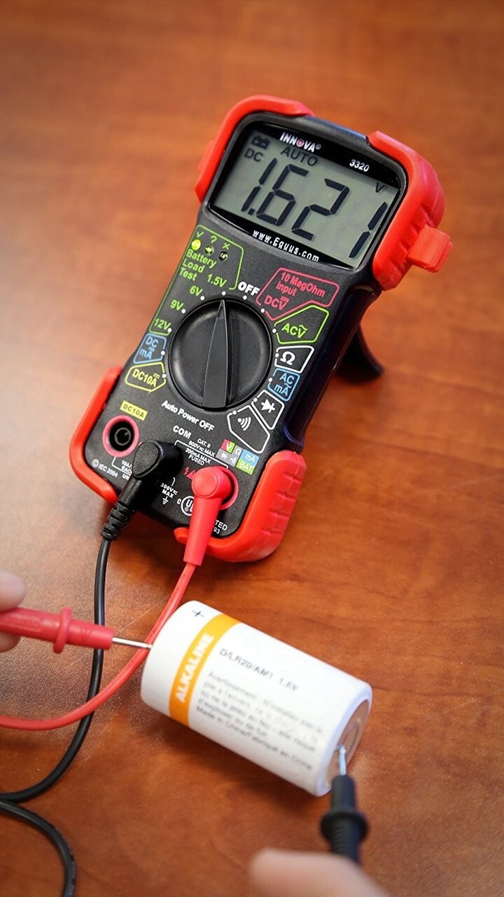 Innova 3320 Auto-Range Digital Multimeter (10 MegOhm)/UL, 9 Function
