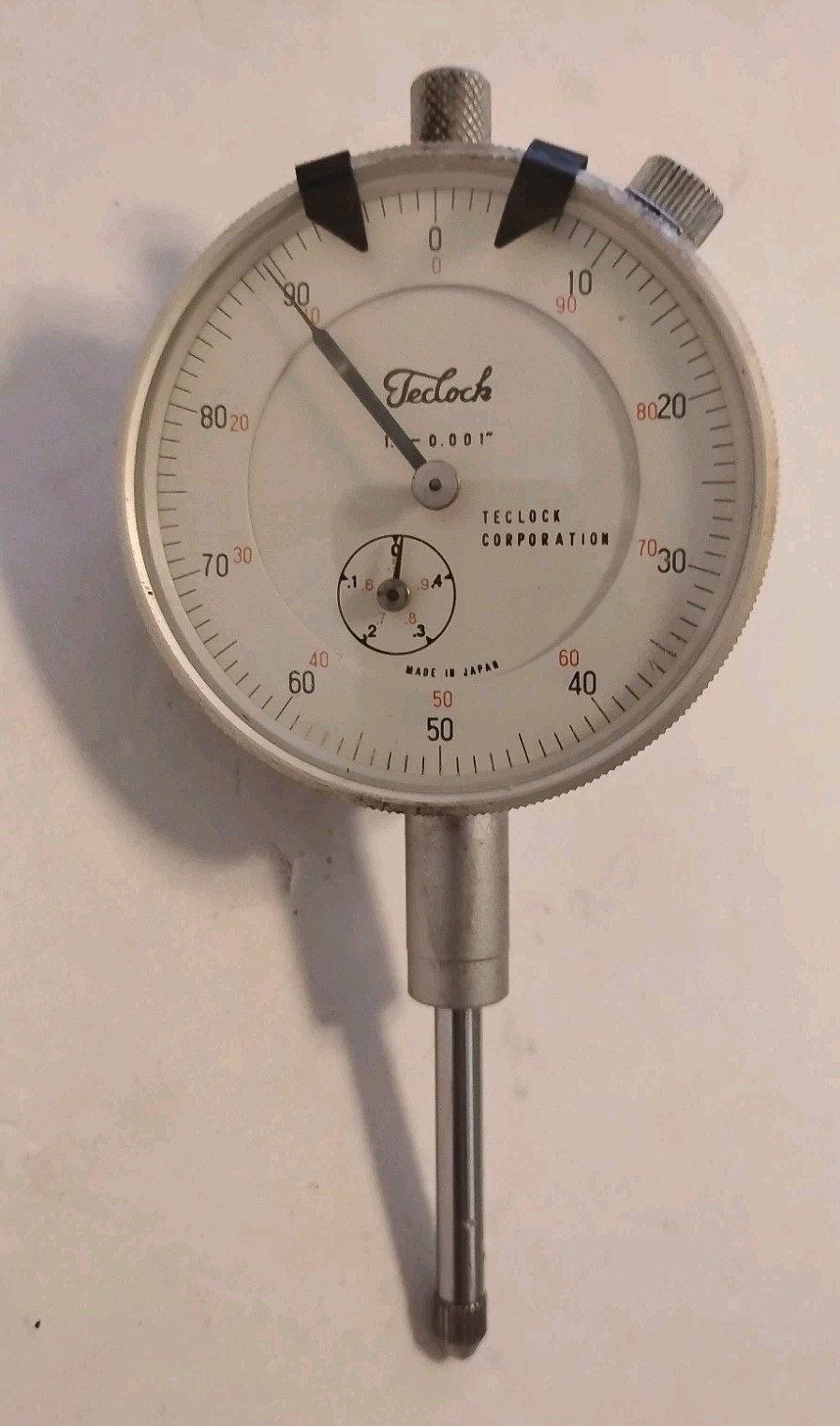 Teclock AI-921 Dial Indicator, Shock Proof, .001" - 1.0"