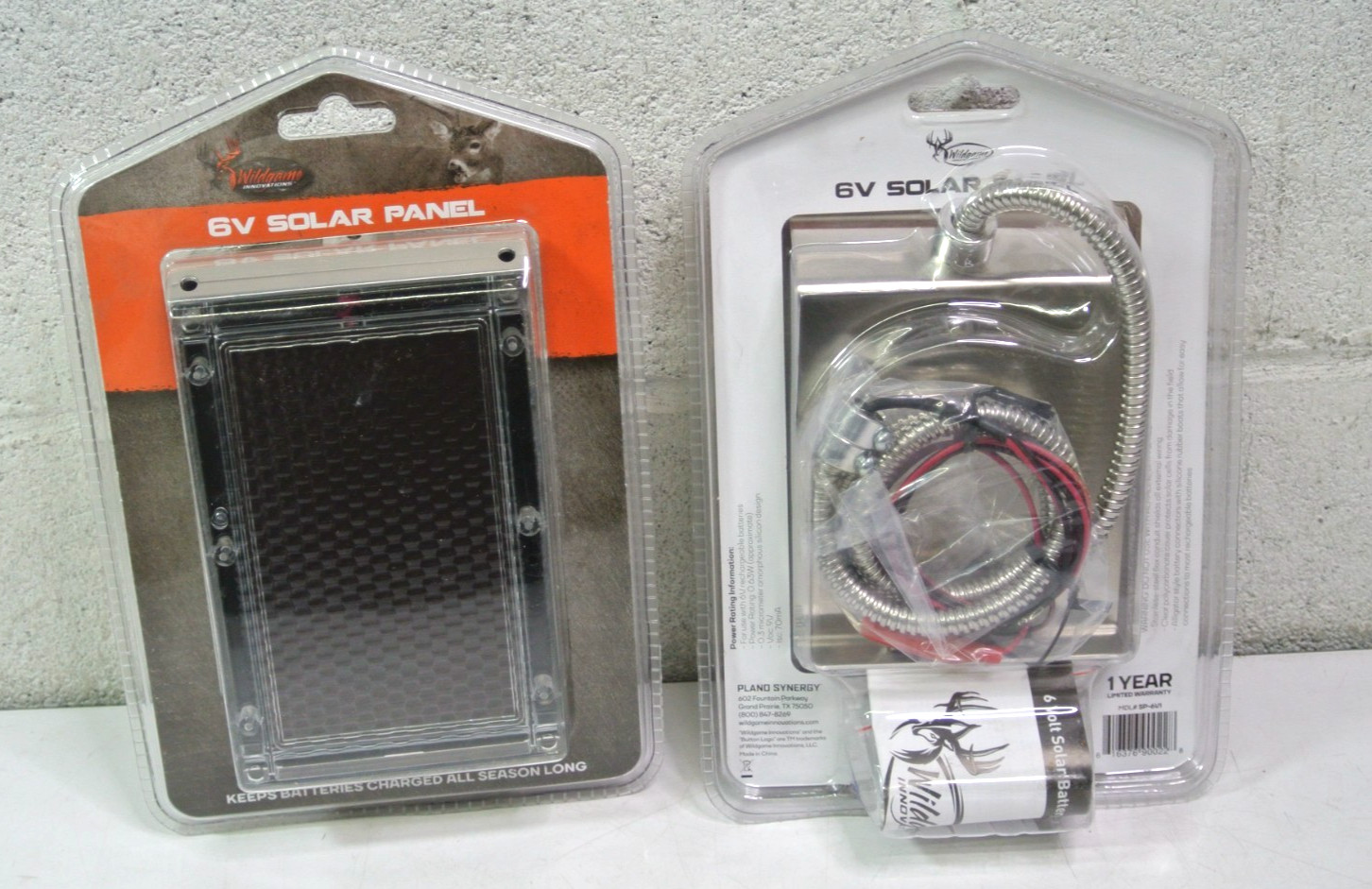 2  Wildgame Innovations 6 Volt Solar Panel for Deer Feeders  SP-6V1