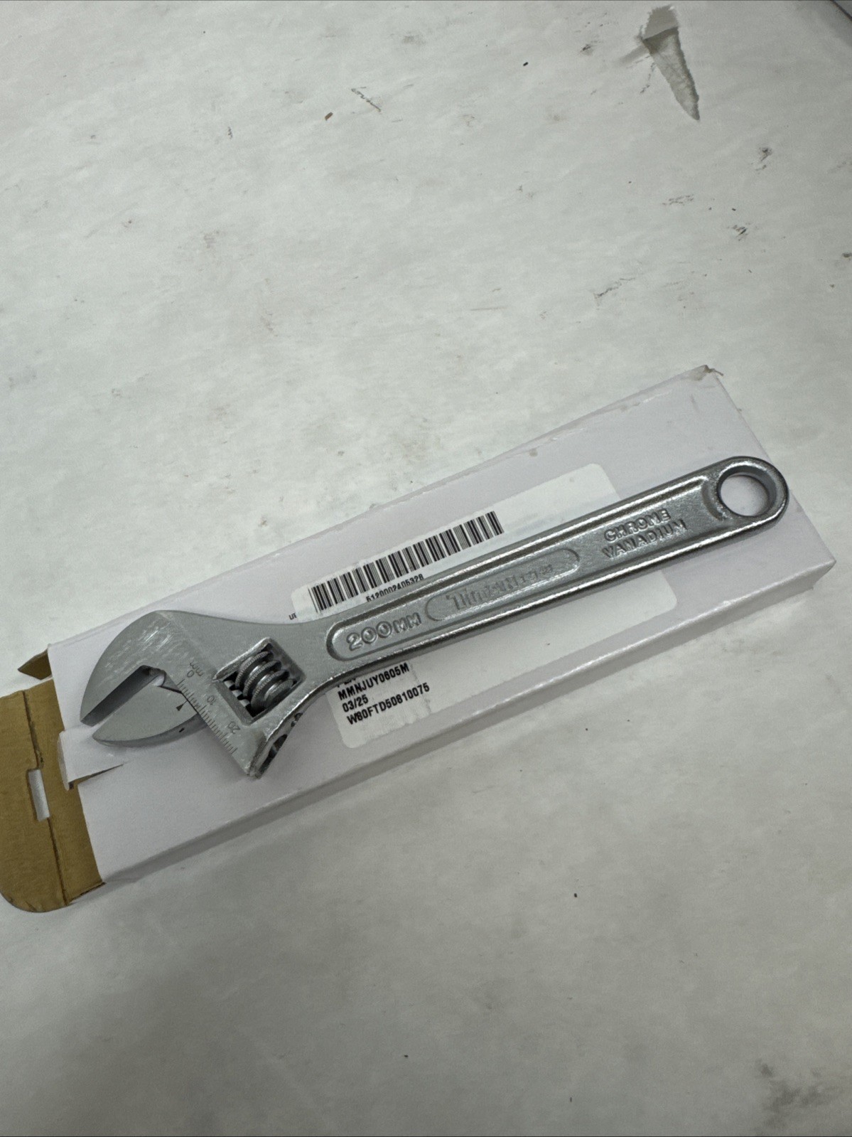 Titan 12149 8” 200mm Adjustable Wrench