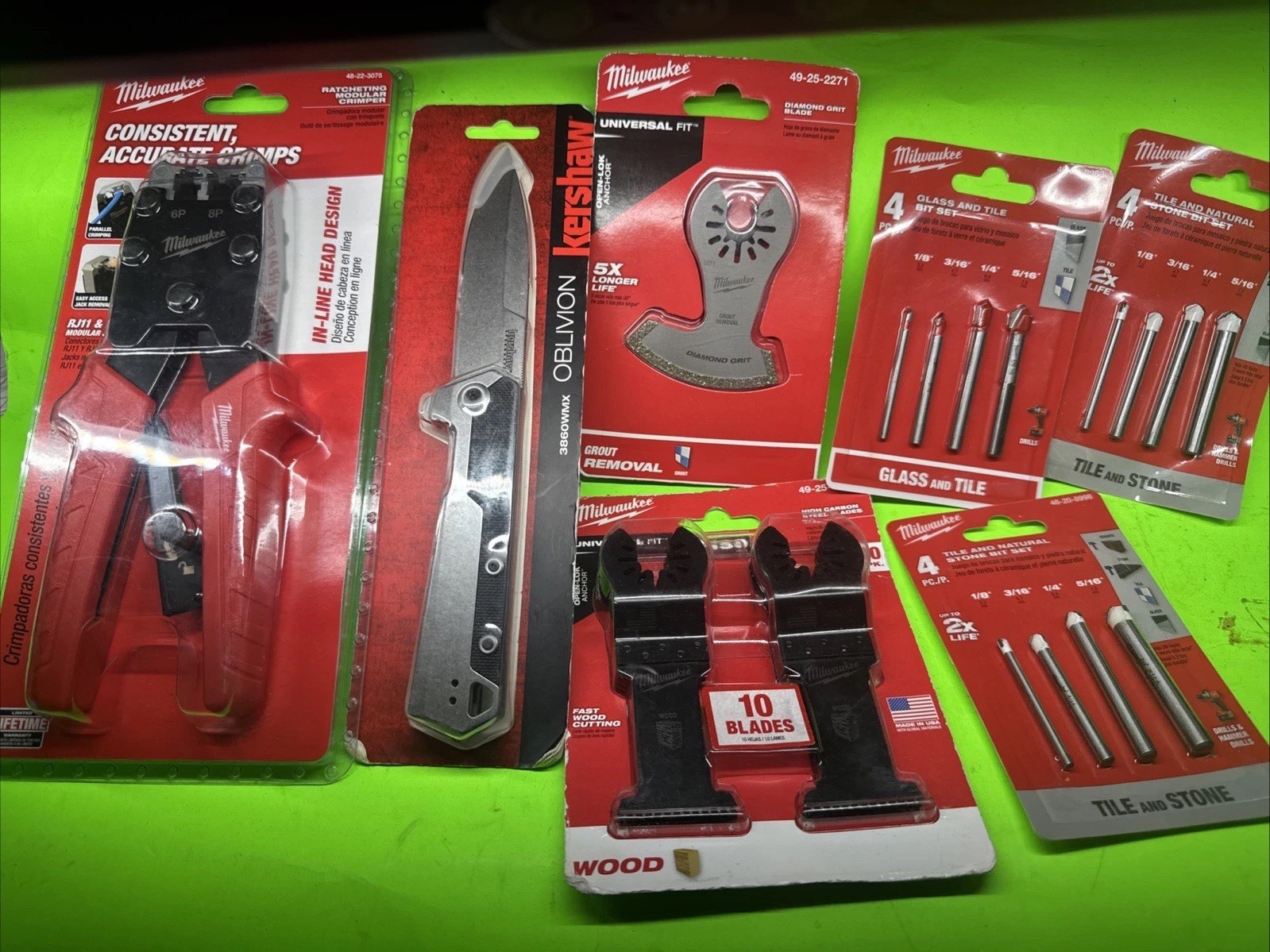 Milwaukee,oblivion,Steel Blades And Stones Bites Lot Package