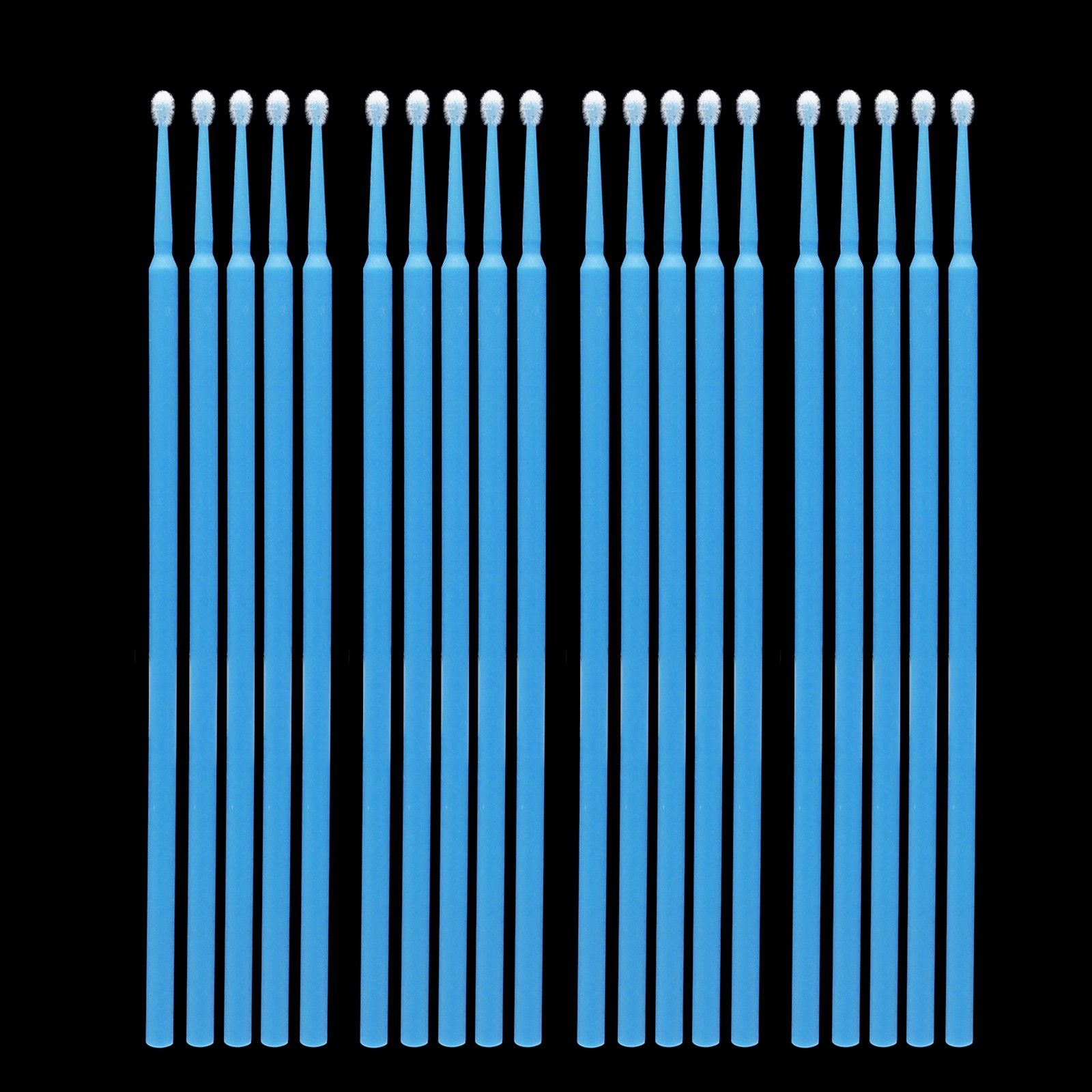 100 Pcs Dental Micro Brush Disposable Materials Tooth Applicators Large 2.5mm