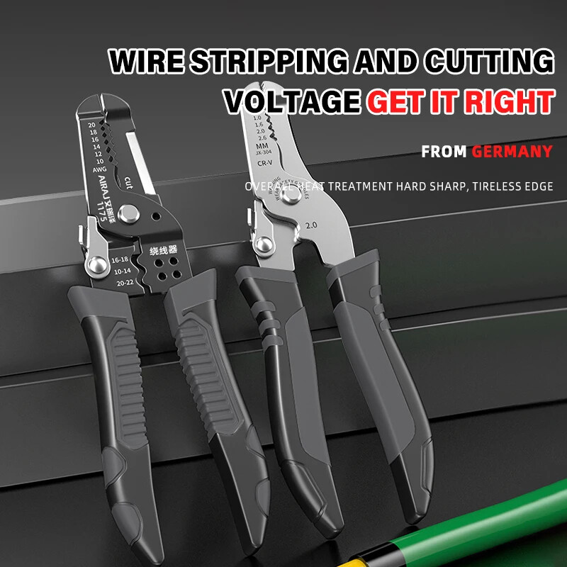 Wire Stripper Tools - Multifunctional Plier Crimper Cable Cutter stripper DIY