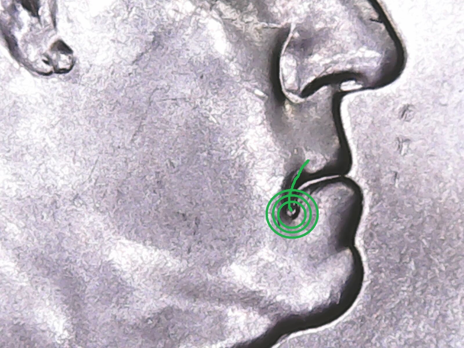 2022 P  American Women Quarter with Die Gouge and Feeder Finger Scrapes.