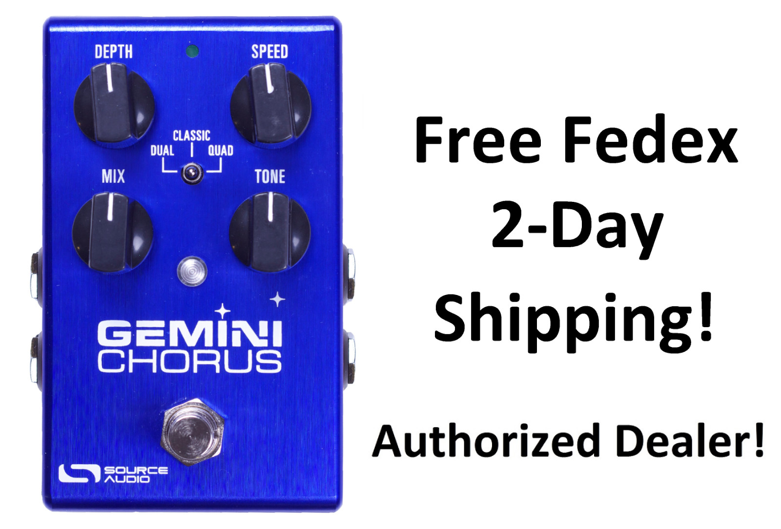 New Source Audio SA242 Gemini Chorus One Series Guitar Effects Pedal
