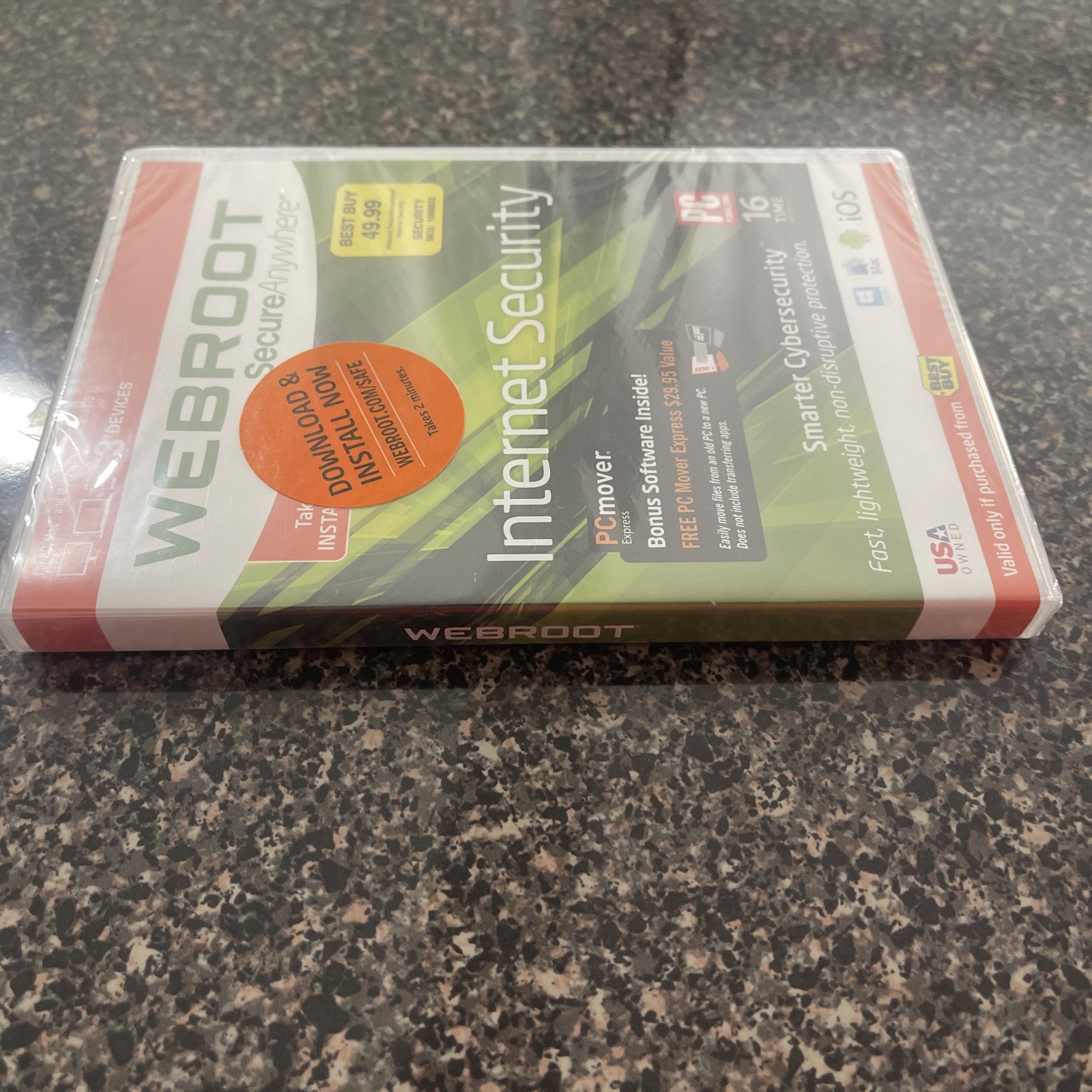 Webroot SecureAnywhere Internet Security 3-Device | NEW Sealed | 2023+ Key Code