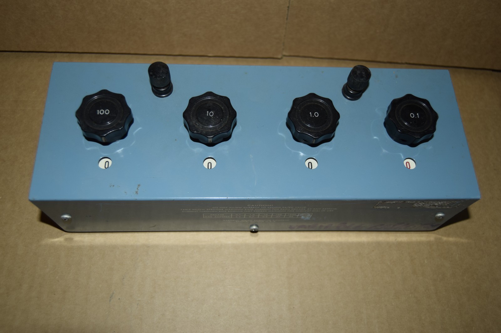 Sargent Welch Decade Capacitor Box