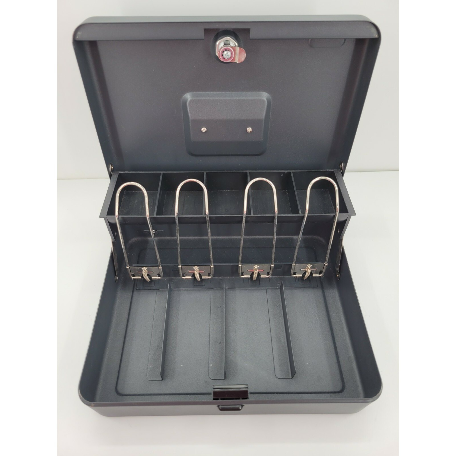 Steelmaster Heavy Duty Security Cash Box Money Case No Key