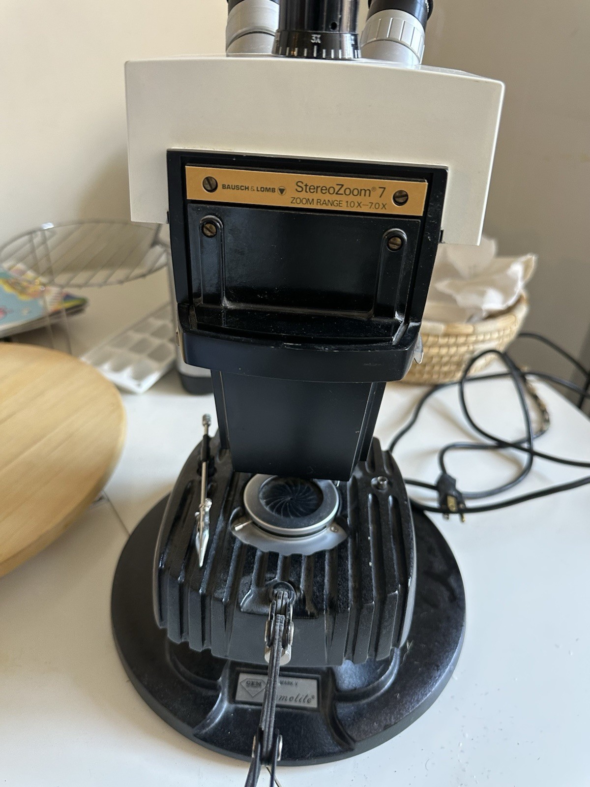 Gem Instruments Gemolite Mark V Microscope with B&L Optics – Stereo Zoom 7
