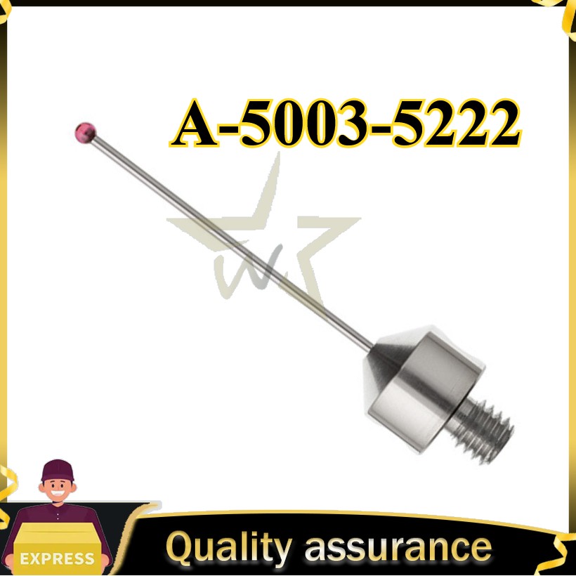A-5003-5222 CMM Touch Probe Stylus 2mm Ruby Ball M5 Thread Styli 40mm Length