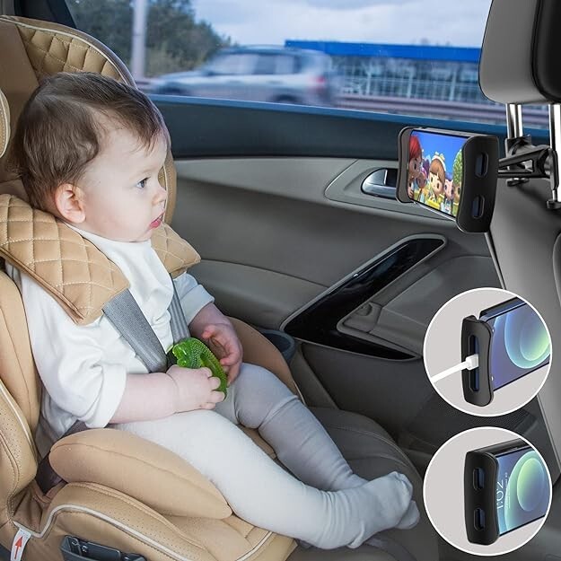 Universal Car Back Seat Headrest Tablet IPAD Phone Mount Holder