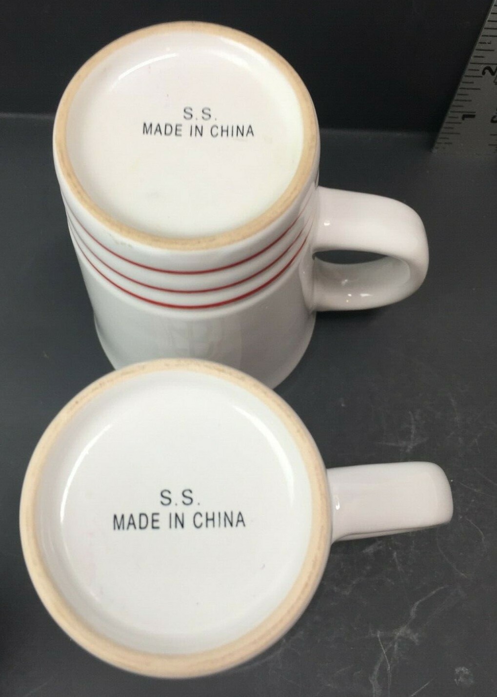 2 Coffee Cups Mugs CCB Logo