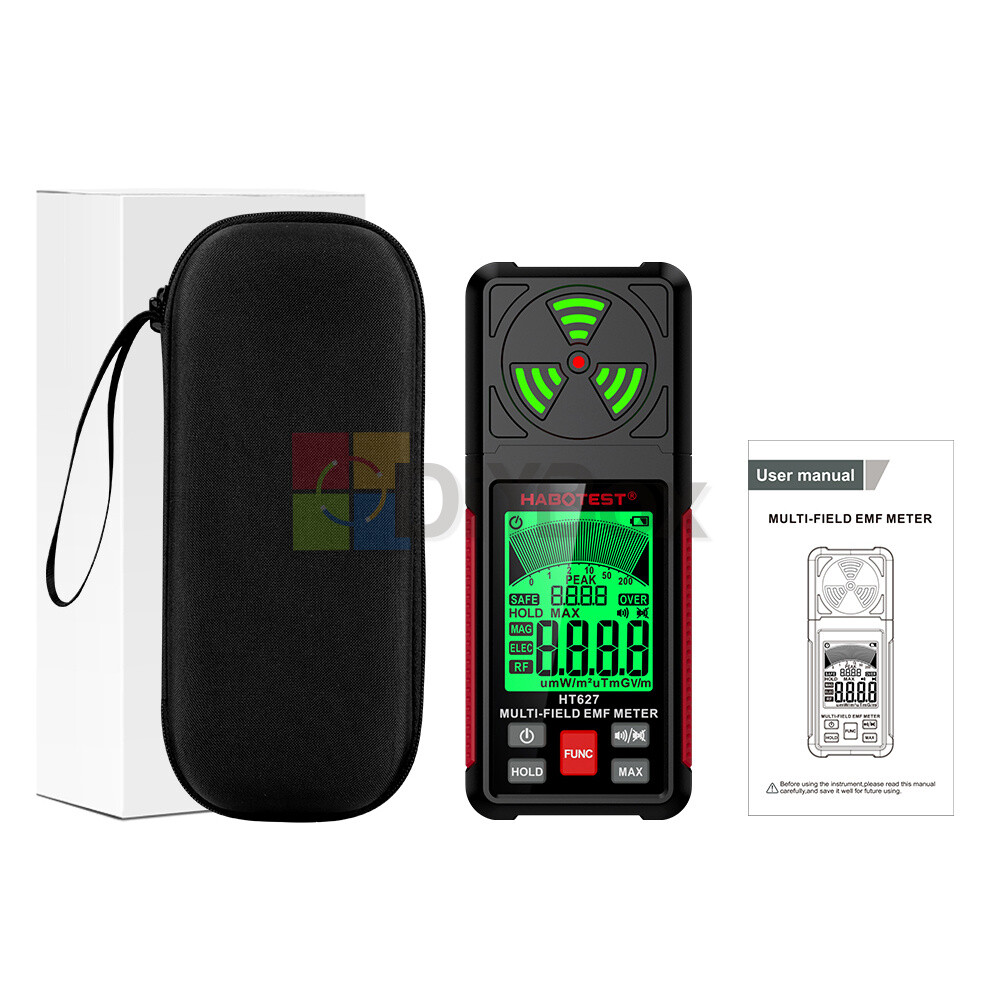 HABOTEST Radiation Detector EMF Meter HT627 Digital Electromagnetic Frequency