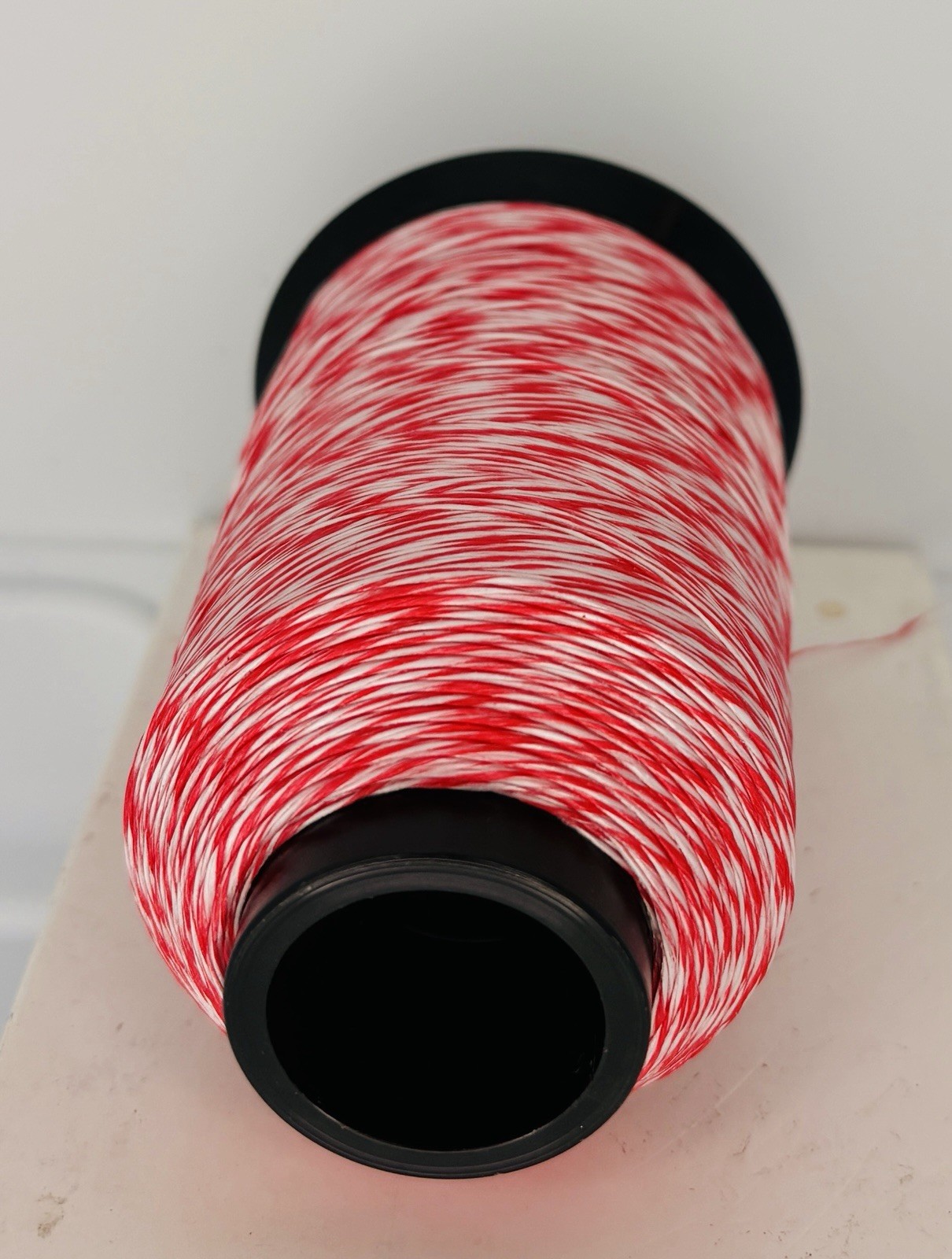 BCY 452X Bowstring Material 1/4 lb Partial spool 5oz. Red / White
