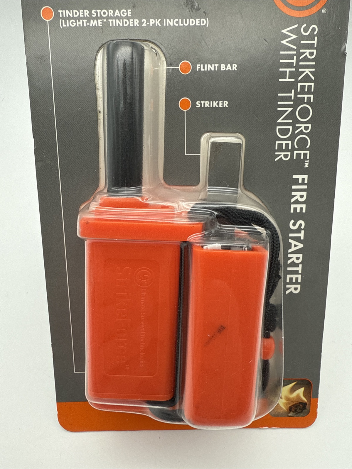 StrikeForce Fire Starter - Camping, Backpacking, Hiking, Survival