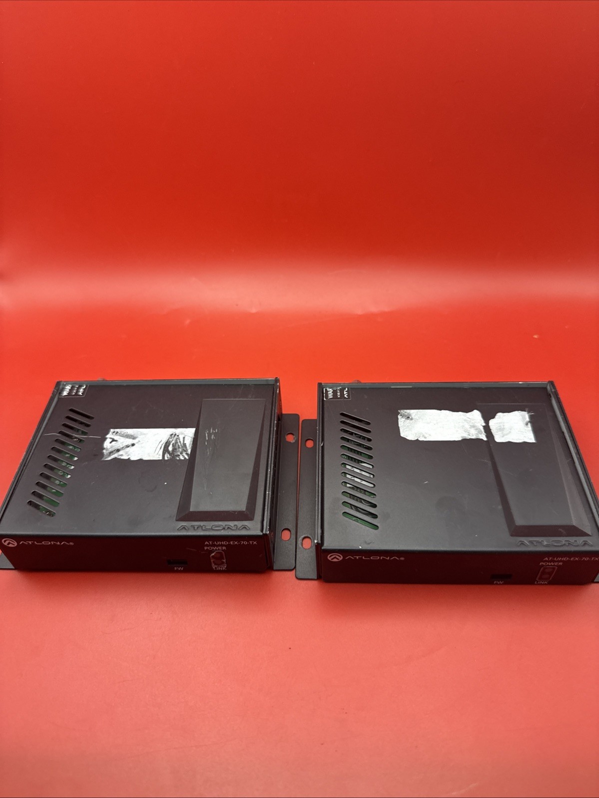 Lot If 2 ATLONA 4K UHD HDMI Over HDBaseT Transmitter AT-UHD-EX-70C-TX UNIT ONLY