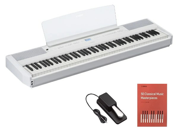 [☆New] YAMAHA P-525W Weighted Action Digital Piano 88key White Keyboard F/Japan