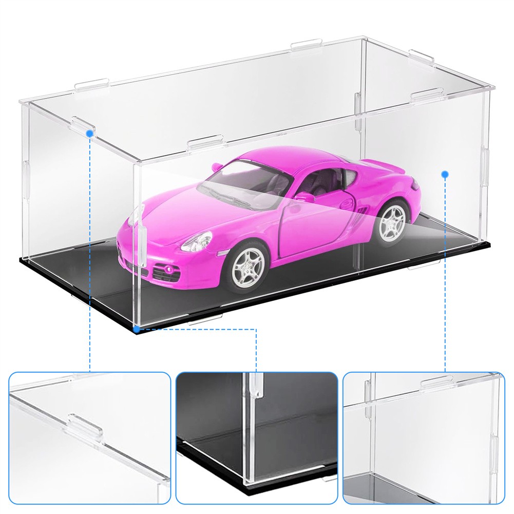 Acrylic Model Car Display Case 1: 24 Scale Clear diecast Display Boxes