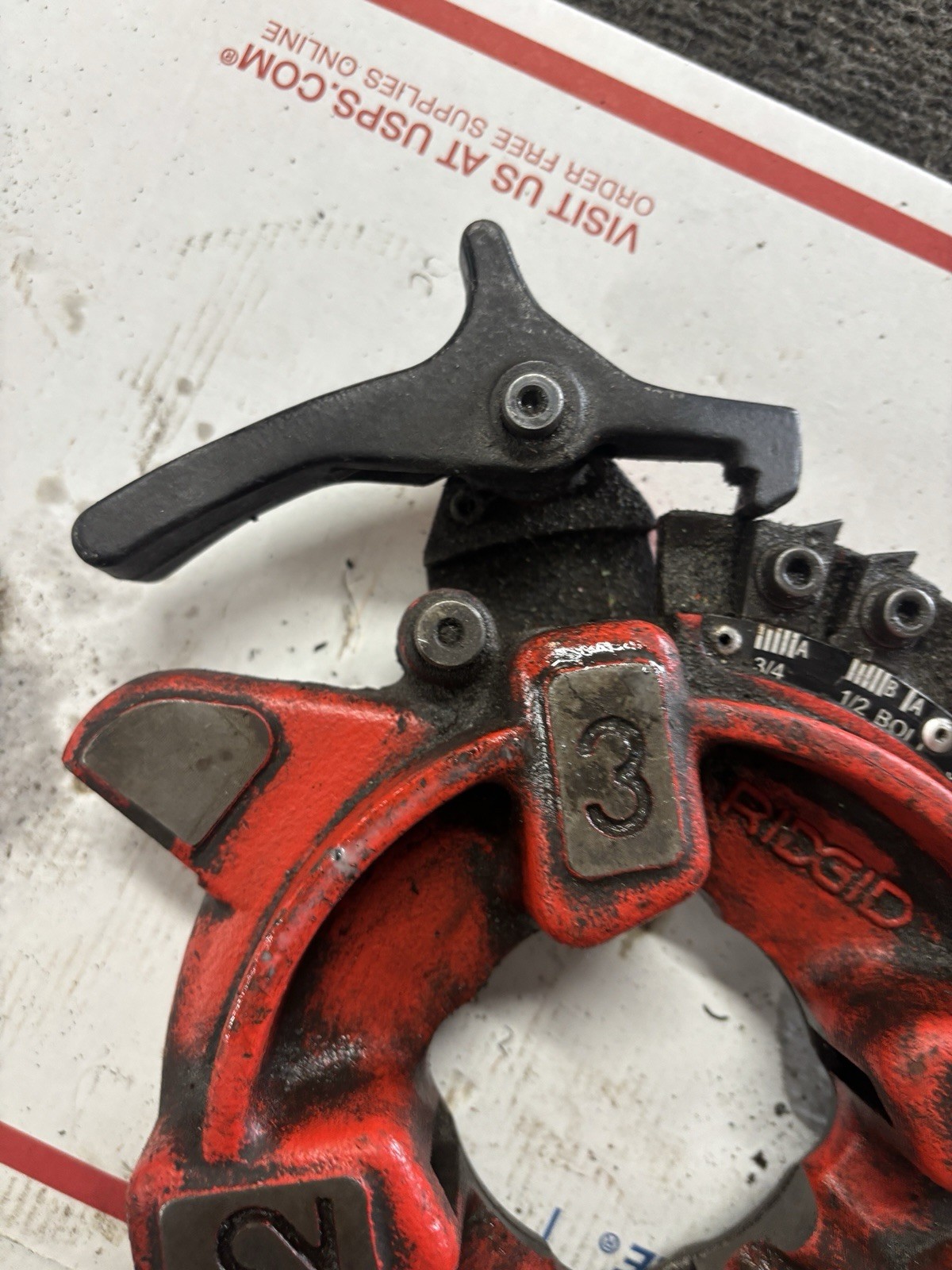 RIDGID 816 817 Semi Automatic Diameter Threading Machine Die Head