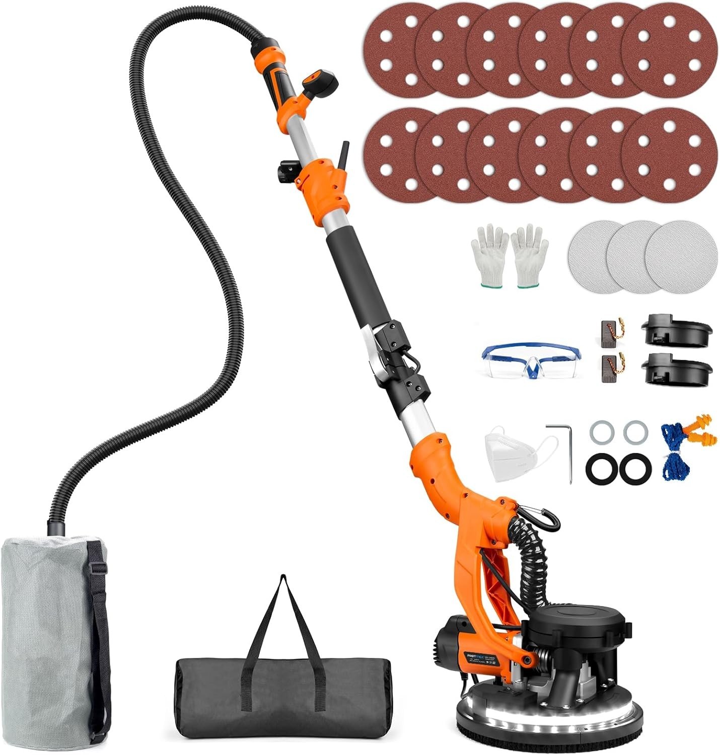 Portable Popcorn Ceiling Removal Tool with Dust Collection