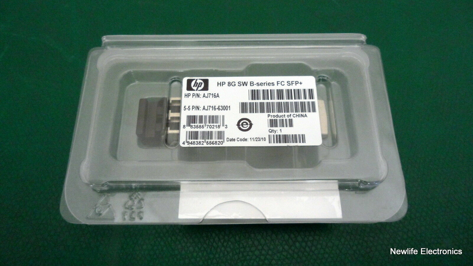 HP 468507-001 4Gb SW B-Series FC SFP Tranceiver Module 5697-7268 AJ716A