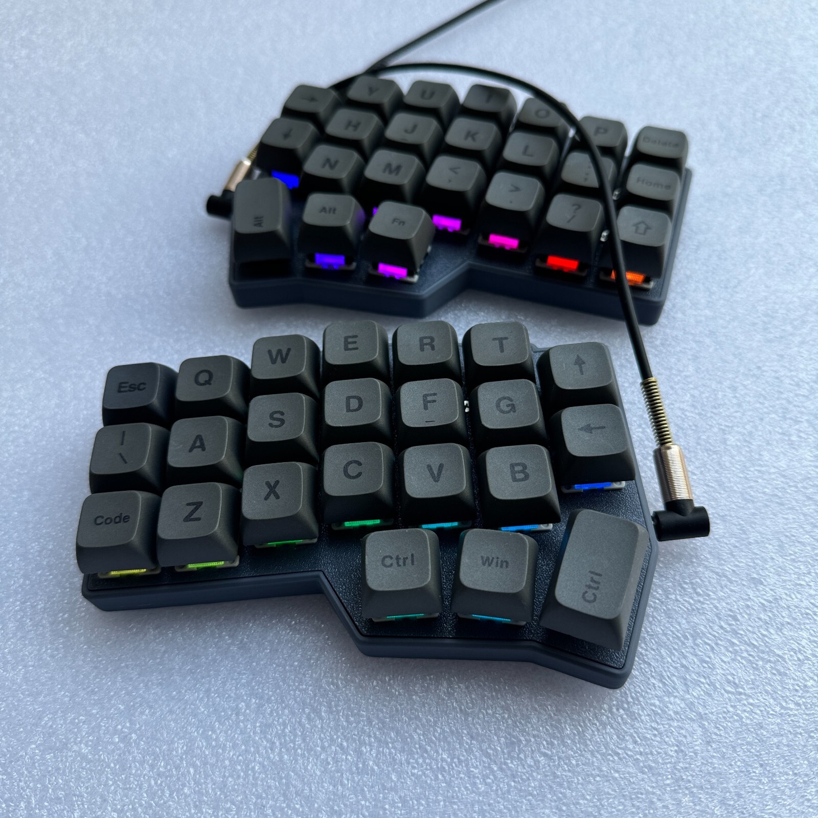 Corne V4 Split Keyboard RGB  Hot Swap Wired Ergonomic Mechanical Keyboard VIAL