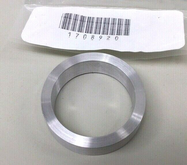 Axcelis 1708920 Wiper Spacer Aluminum 39.80mm OD 31.75mm ID 10.20mm Width