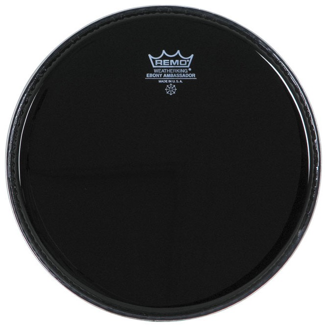 Remo - ES001300 - Batter, AMBASSADOR, EBONY, 13" Diameter Drumhead