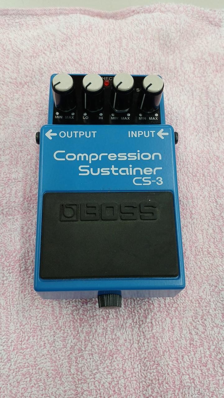 BOSS CS-3 Compression Sustainer Effects Pedal Used