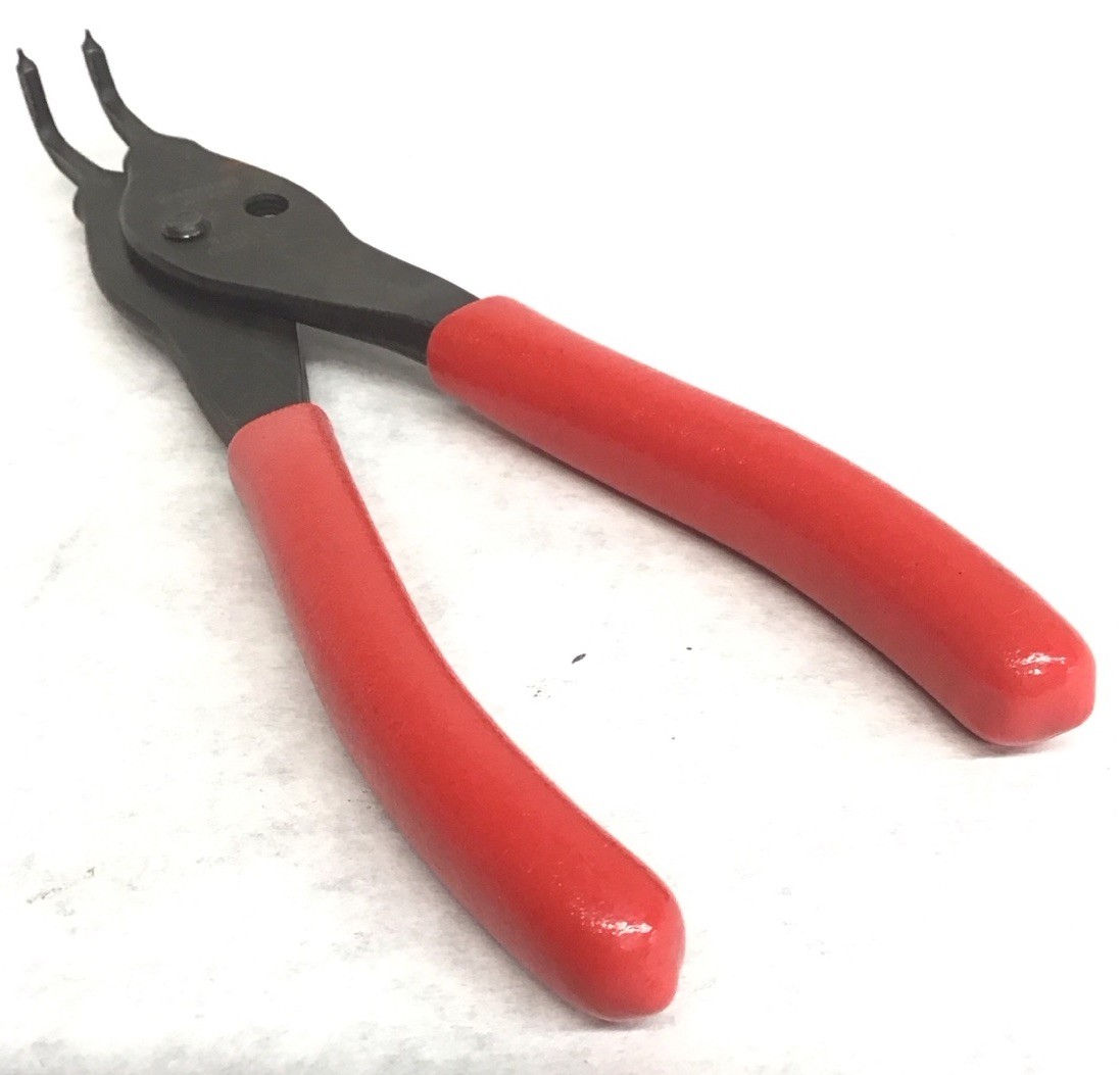 Snap On Tools Convertible 90°/.038" Fixed Tip Retaining Ring Pliers SRPC3890