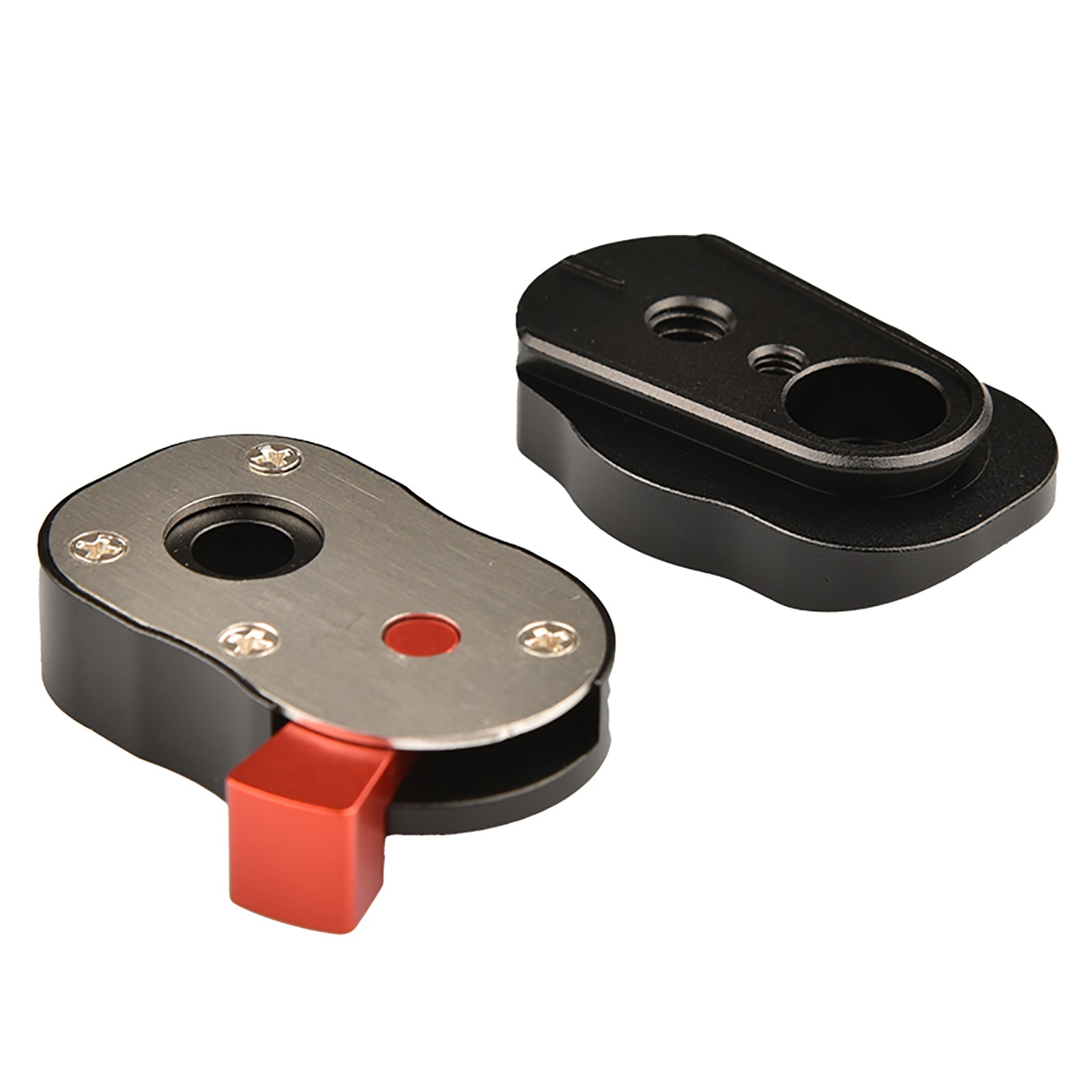 Mini Quick Release Plate System with 1/4" Screw for Camera Tripod Video Monitors