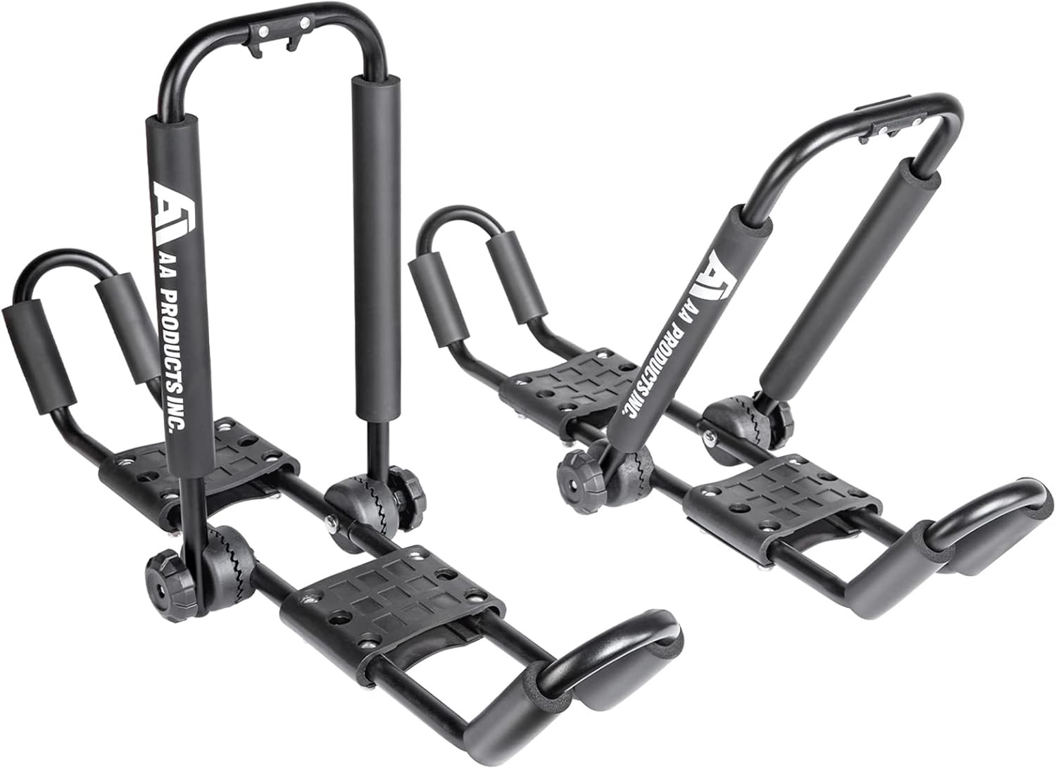 J-Style Bilateral Folding Kayak Carrier for Canoe, 180° Folding Motion Kayak Roo