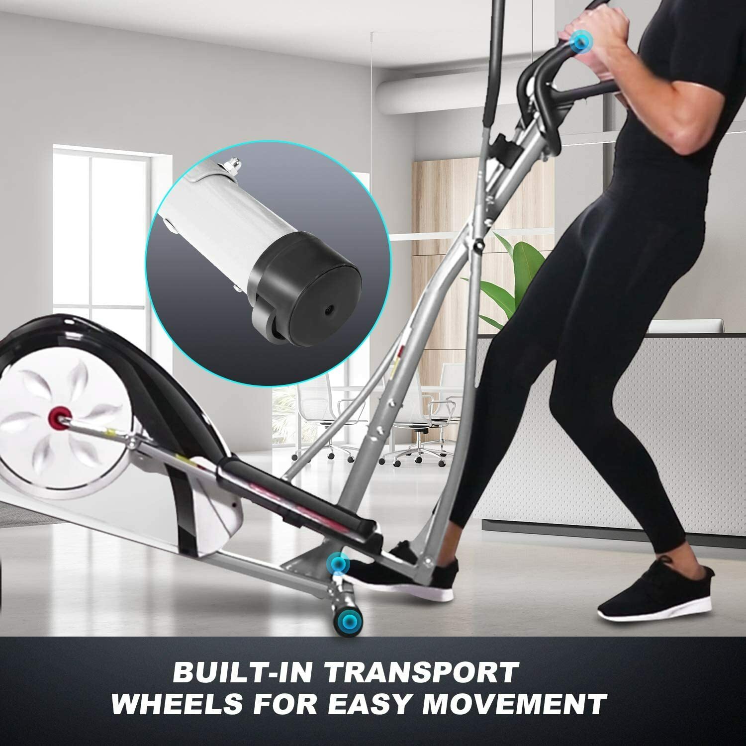 Elliptical Exercise Machine Magnetic Elliptical Training Machines for Home Gym