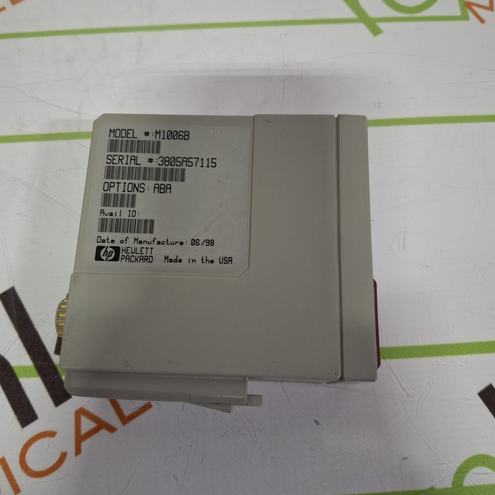 Philips M1006B Single Parameter IBP Module