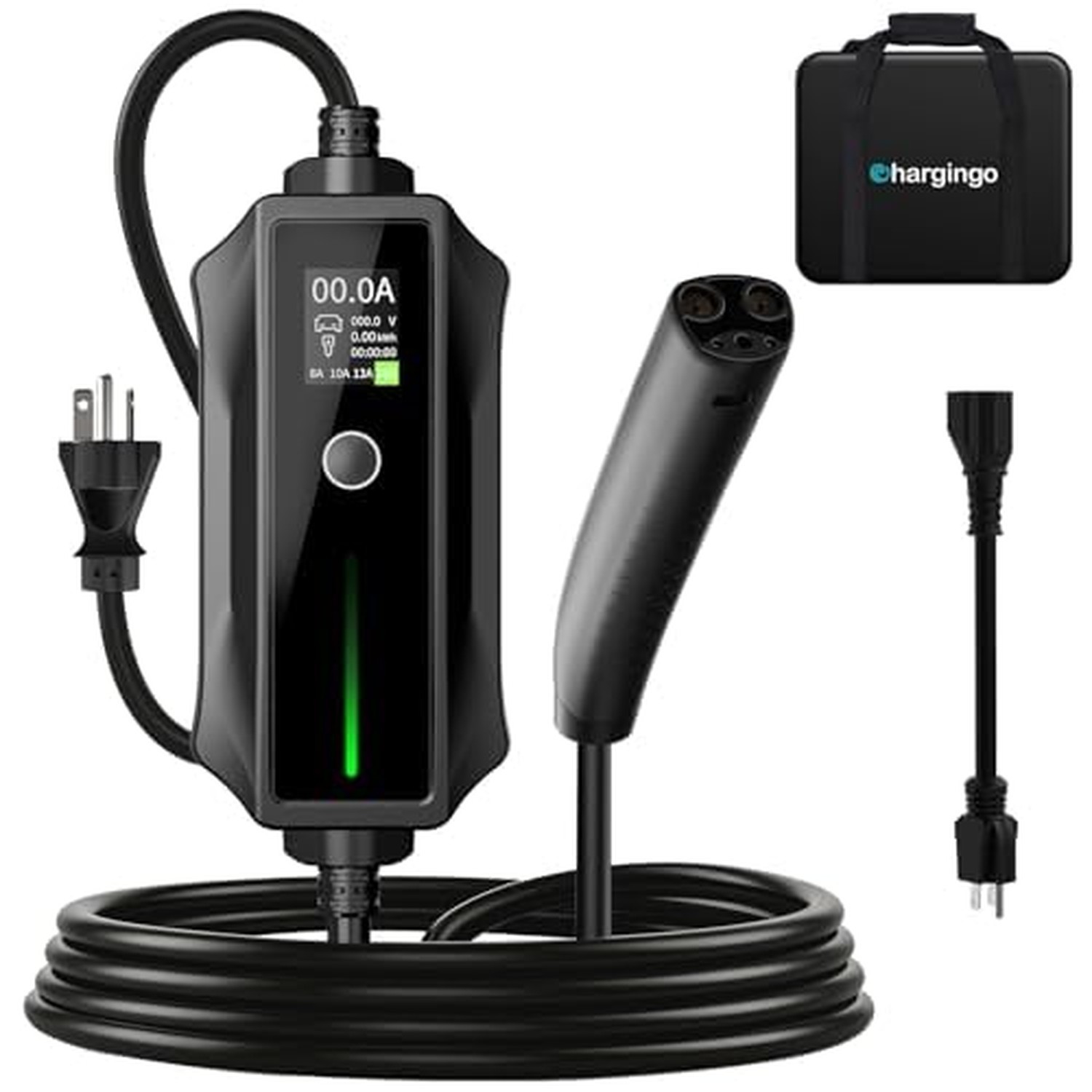 Level 1/2 Portable EV Charger for Tesla Model Y/3/S/X, Home 240V 16A (NEMA 6-...