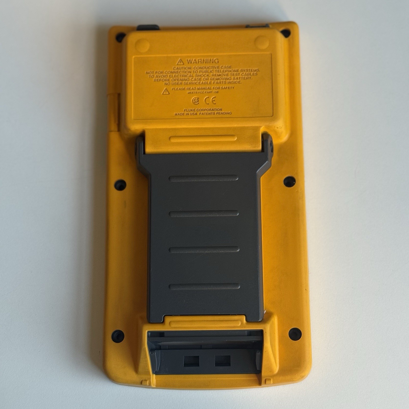 Fluke DSP-4000 Cable Analyzer Rear Housing Back Case Shell Yellow Replacement