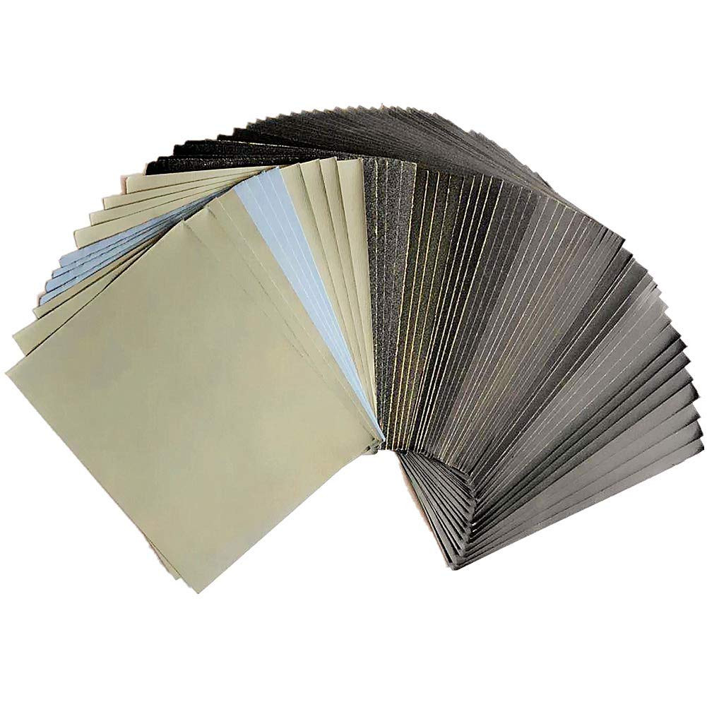 Leopard Twin-Ultra Fine 42 Pcs Wet Dry Sandpaper,240 to 10000 Grit Assortment 4.