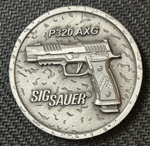 NEW Sig Sauer Legion P320 AXG Challenge Coin Sealed