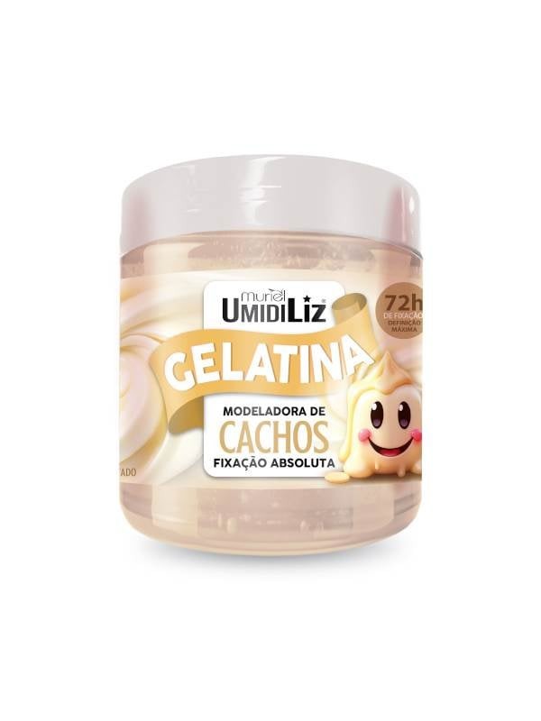 Muriel - UmidiLiz Cachos Kids - Baunilha - Gelatina Fixacao Absoluta 500Gr