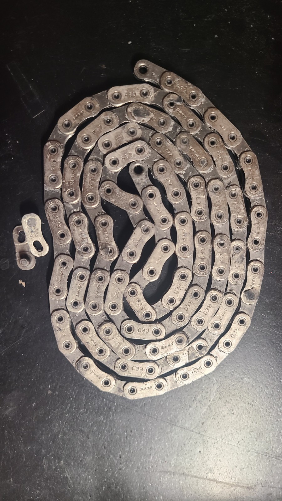 SRAM RED D1  12-Speed Flattop Bike Chain 108 Links Road Gravel Hollow Pin WAXED
