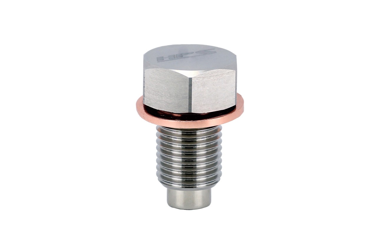 HPS Stainless Steel Magnetic Oil Drain Plug Polished for BMW 2004-2013 135i N55