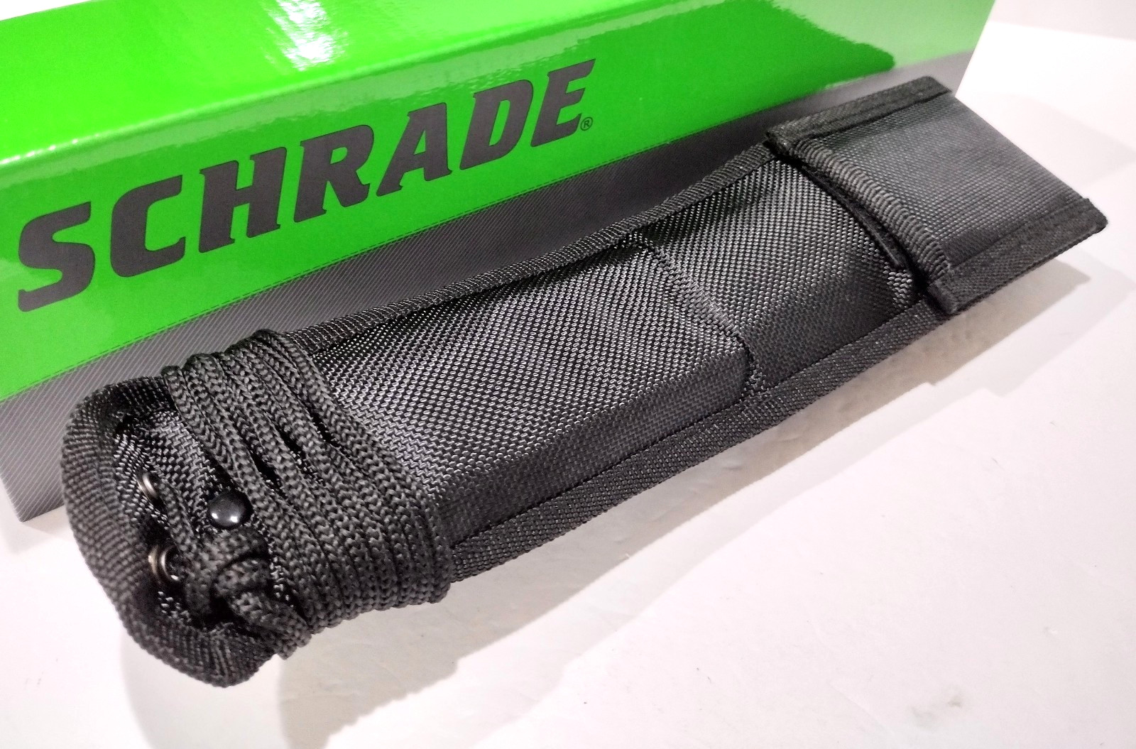 Schrade Large Frontier Fixed Blade 10.25" Full Tang Knife Fire Starter SCHF36